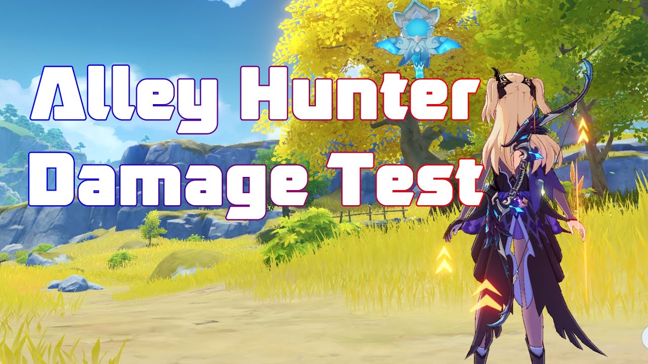 [Genshin Impact] Alley Hunter Damage Test on Fischl's Oz