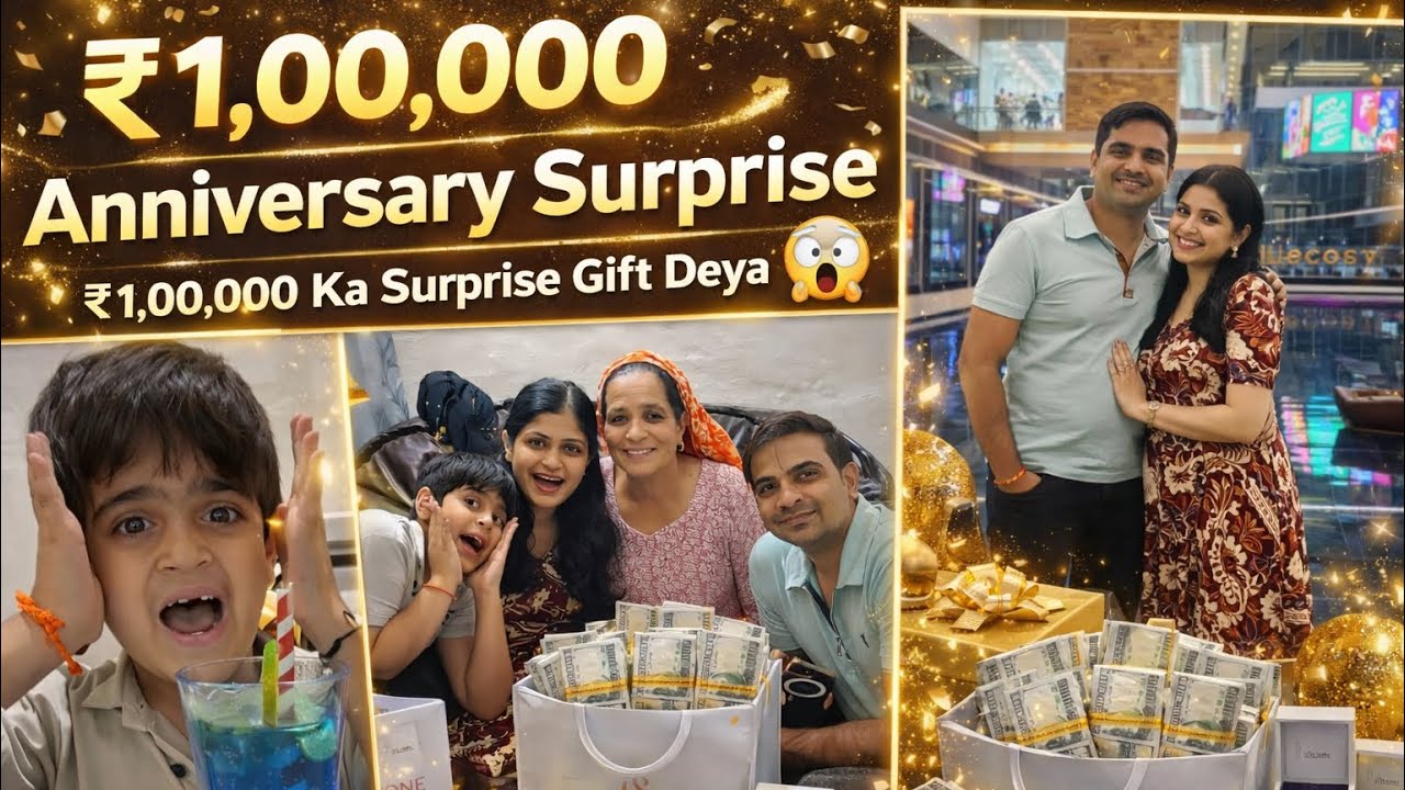 Anniversary Special 💖 Wife Aur Mummy Dono Ko Diya Expensive 💸Surprise 😱 | #viral #shorts #vlogs