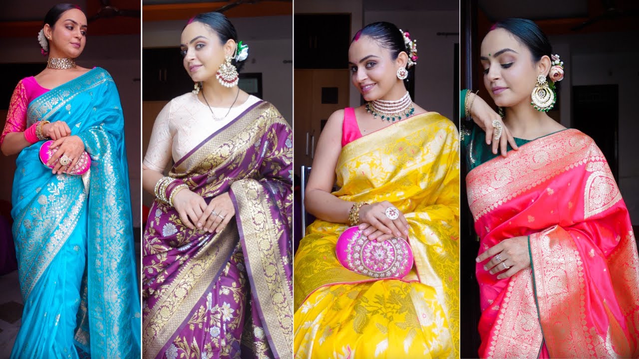 AFFORDABLE SAREE LOOKBOOK & STYLING IDEAS