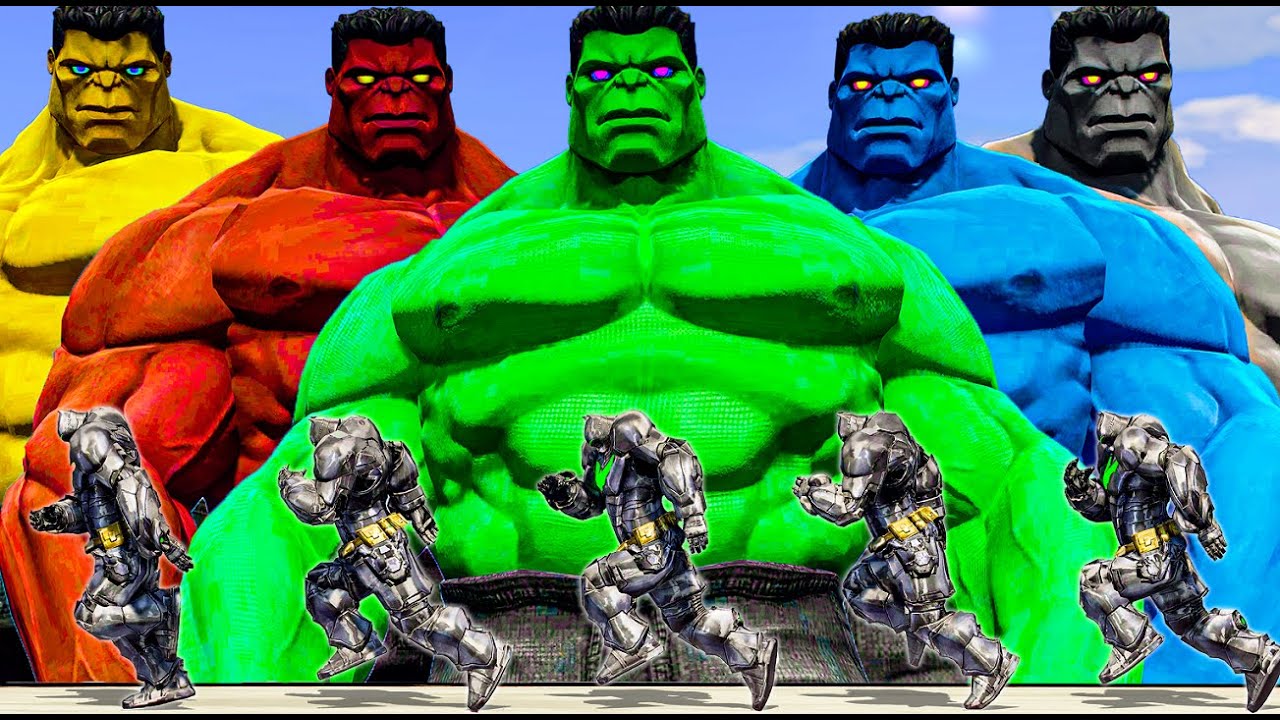 Грррр~! Никто не сравнится с Халком | Команда Халка: COC SMASH Armor Batman Army — Что, если