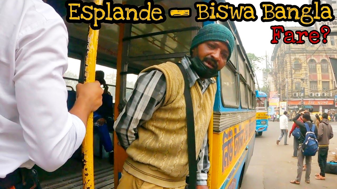 Kolkata Public Bus Vlog || Esplanade to Biswa Bangla || Ali Pvz @iqbalifestyle