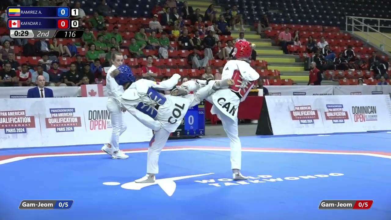 116 Semi final W  49kg COL RAMIREZ A  CAN KAFADAR J
