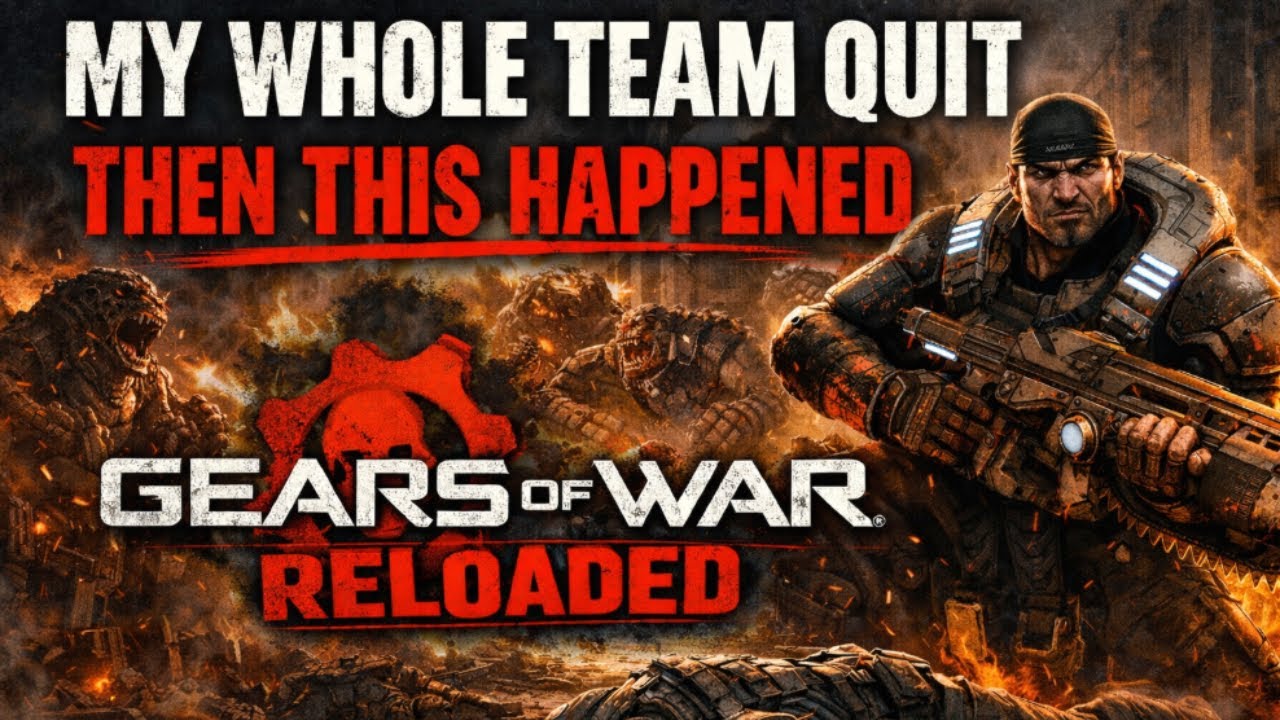 My Whole Team Quit, Then This Happened - Gears Of War Reloaded