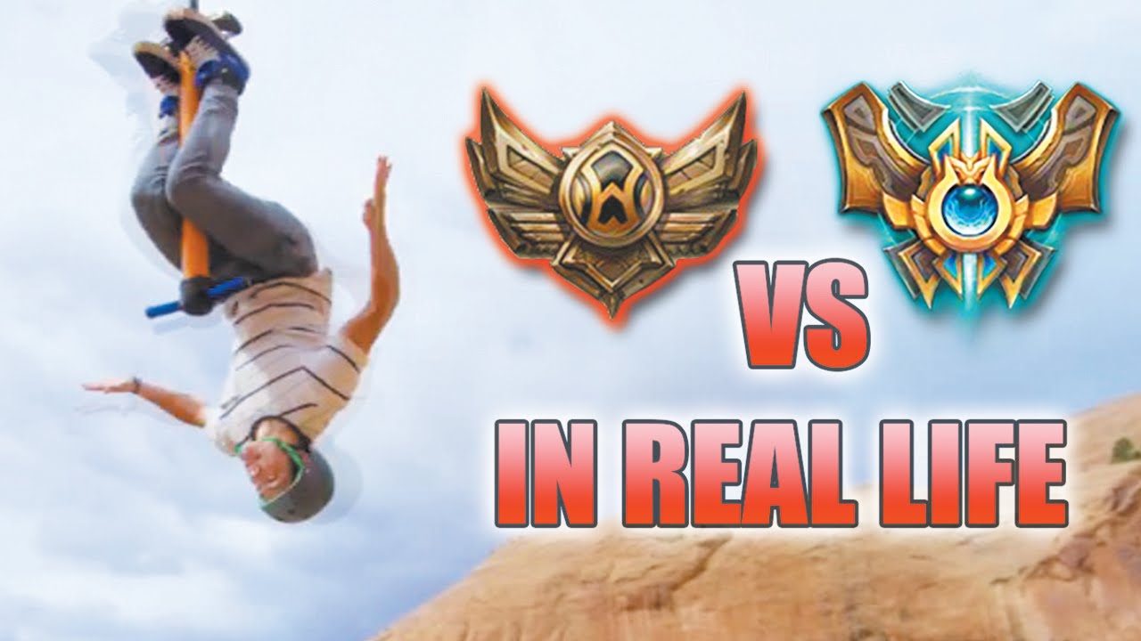 Bronze VS Challenger In Real Life #12 [Amateur VS Professional]