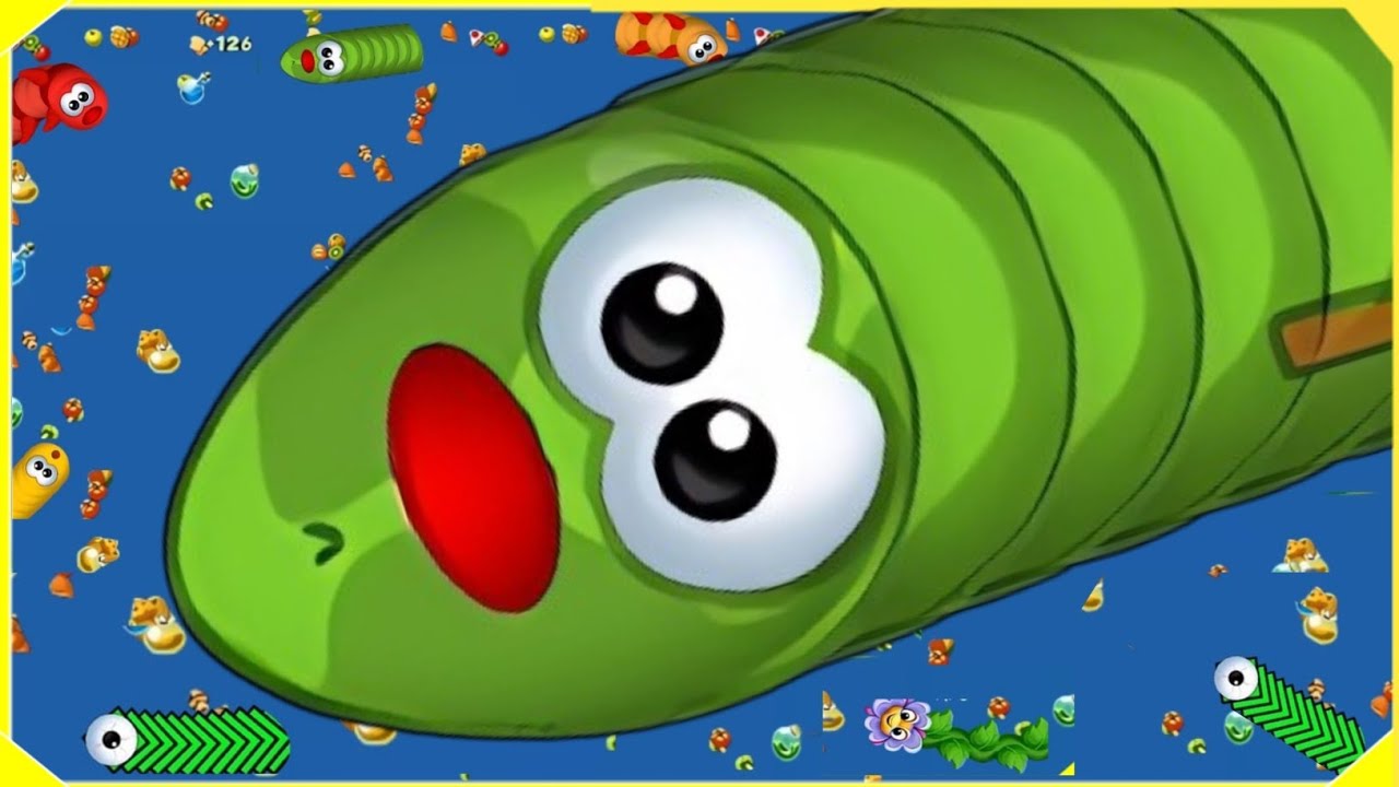 🐍Wormszone.io | giant SLITHER SNAKE TOP 01/epic worms zone best gameplay! I 😈 WORM  SNAKE WORLD ⚡