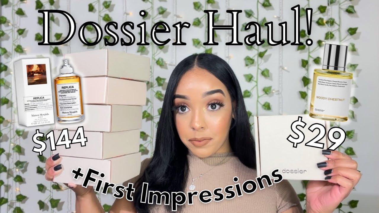 Affordable Perfume Haul Ft DOSSIER! Perfume unboxing & First impressions!