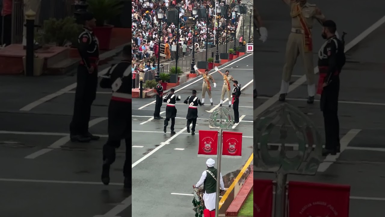 Wagah Border || 14 & 15 Aug Parade Ceremony || India Pakistan Border 2024 HD