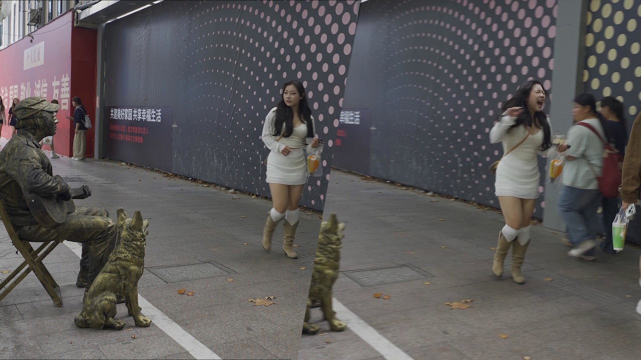 Sculpture Pranks in China #20丨The Ultimate Enjoyment of Insane Screams