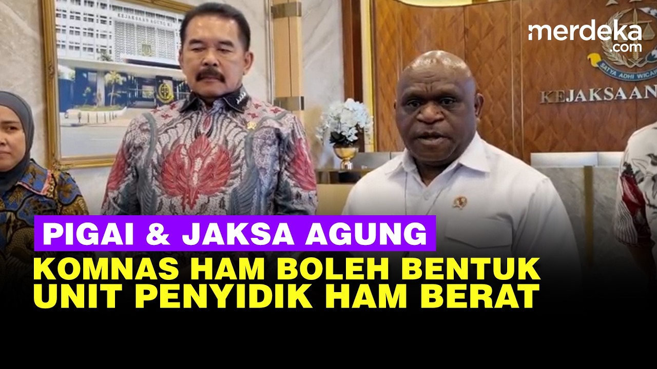 Menteri Pigai Dapat Lampu Hijau Jaksa Agung: Komnas HAM Boleh Bentuk Unit Penyidik HAM Berat