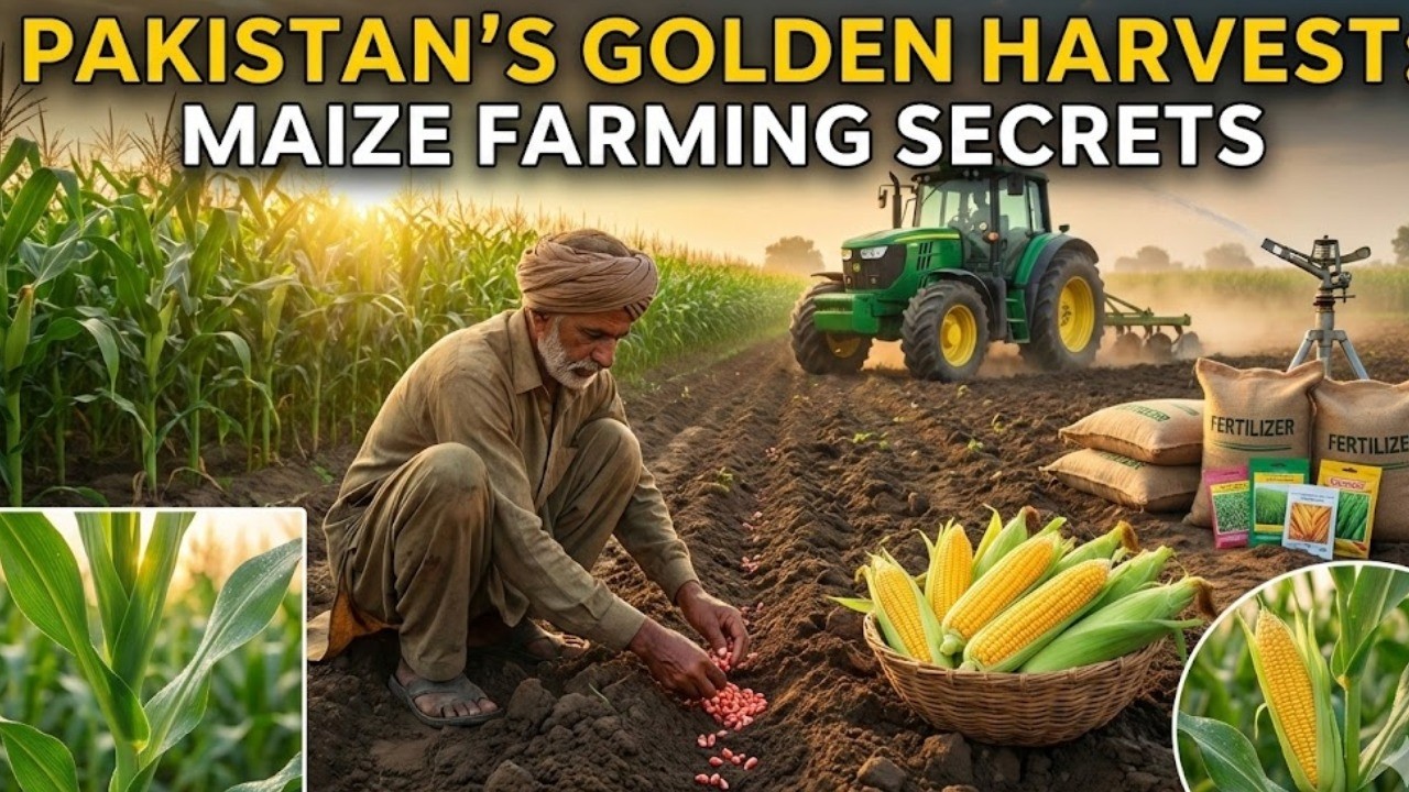 🌽 مکئی کی کاشت کا مکمل فارمولا 2026 | زمین، بیج، کھاد، سپرے اور بمپر پیداوار کا ر   #farming #corn