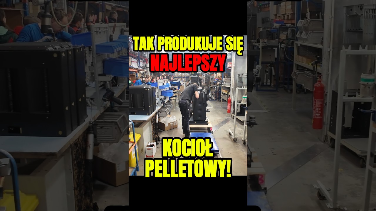 Z wizytą na linii PRODUKCYJNEJ! #produkcja #kociołnapellet #ogrzewanie #windhager #pellet #fabryka