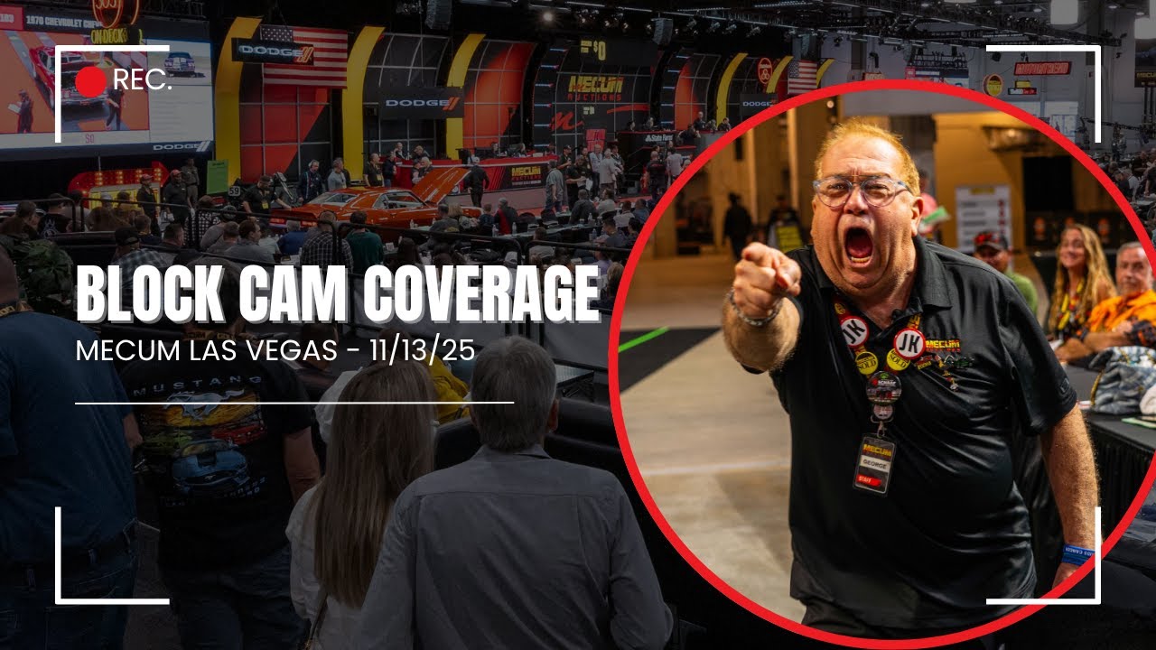 Mecum Las Vegas Live Block Cam: Thursday, Nov. 13, 2025