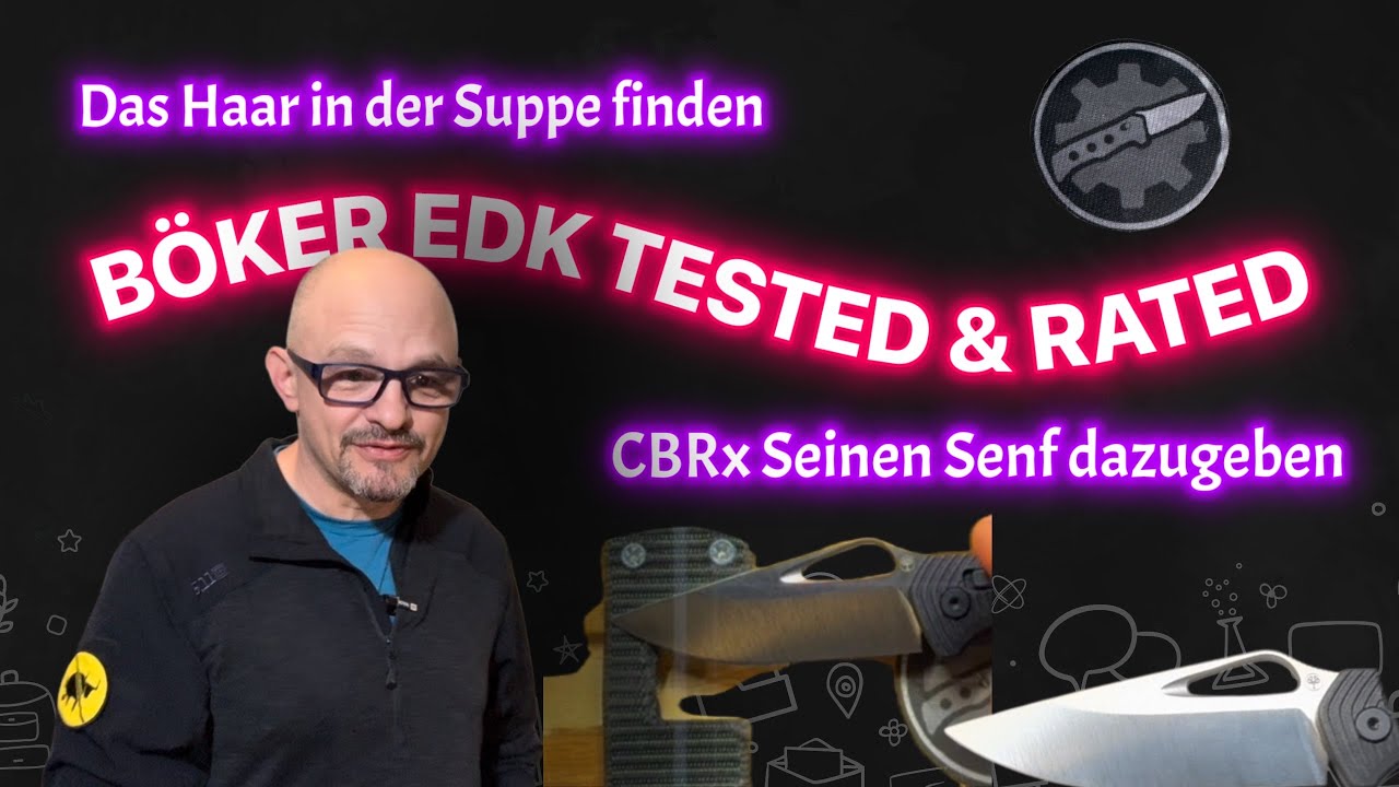 Boker EDK MagnaCut hardness and torture tests. Plus EDC scores.