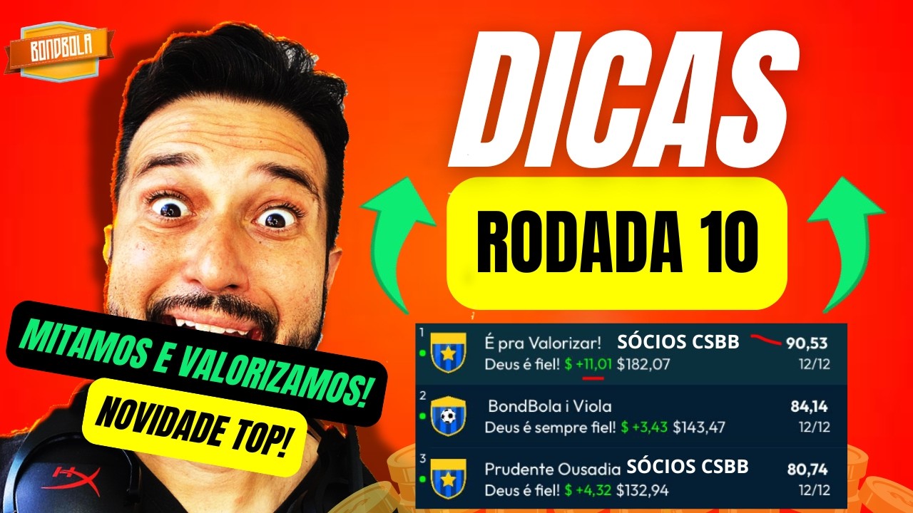 🔴CARTOLA FC 2026 | DICAS PARA MITAR NESSA RODADA #10 | MITAMOS E VALORIZAMOS! NOVIDADE TOP!