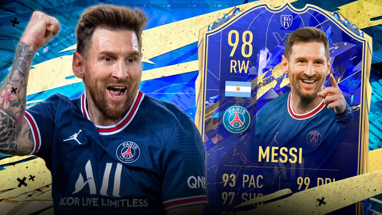 98 TOTY MESSI PLAYER REVIEW! FIFA 22