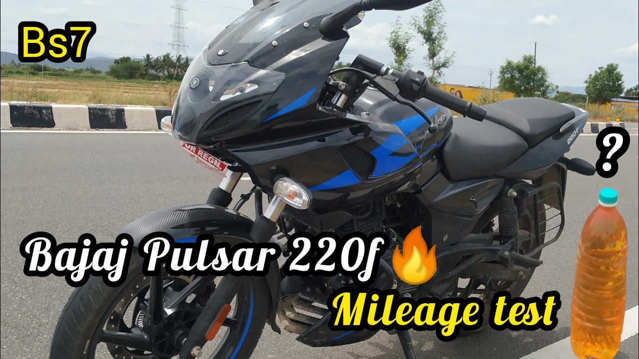 2023 Bajaj Pulsar 220F BS7 Mileage Test🔥Tamil | E20 | 51kmpl😱