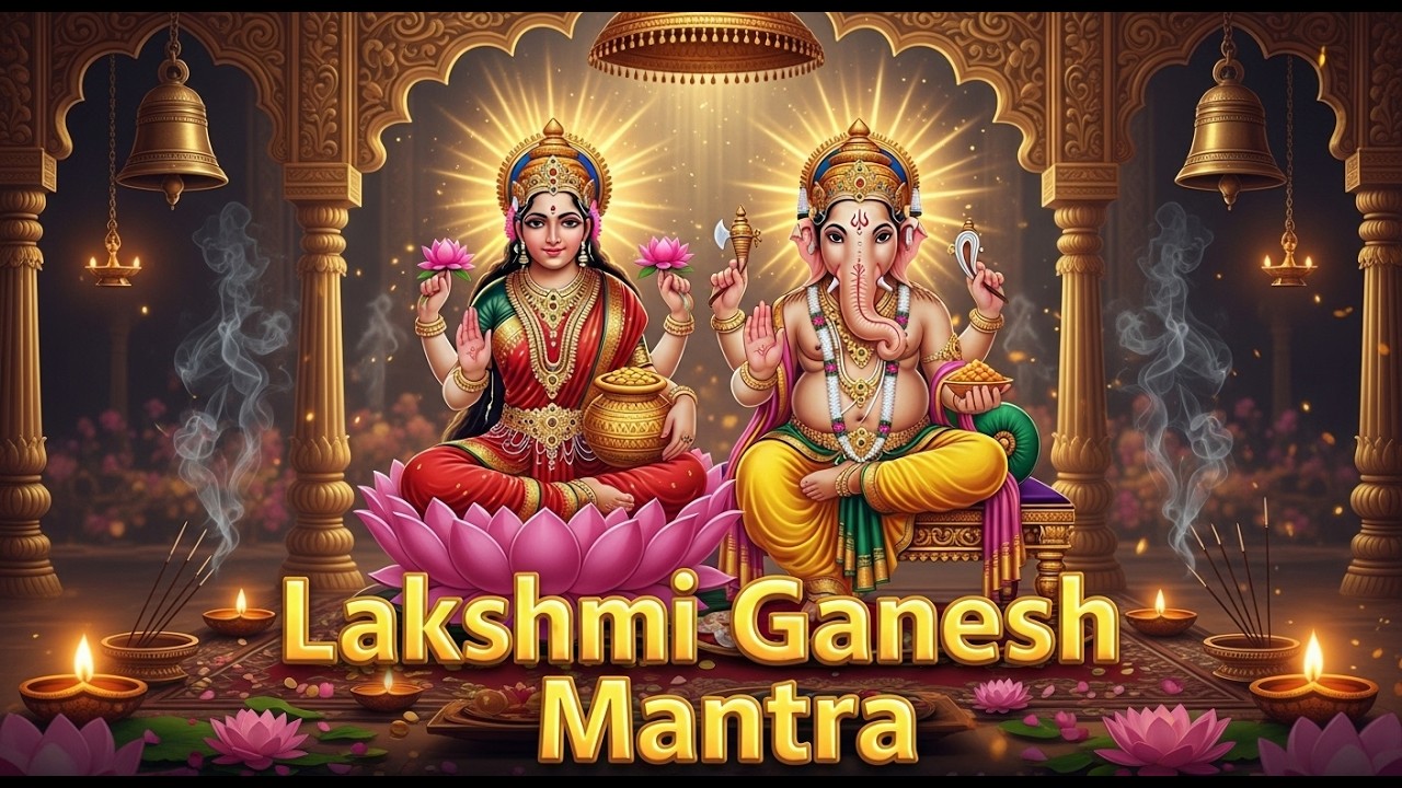 Lakshmi Ganesh Mantra for Abundance & Success | 1Hour Loop | @JaiJaiKidsMusic