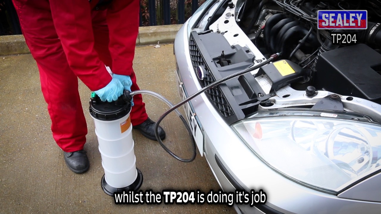 Sealey TP204 8 Litre Vacuum Fuel & Fluid Extractor