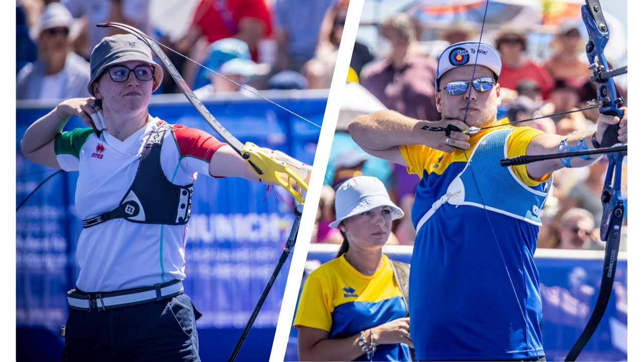 Italy v Ukraine – recurve mixed team bronze | Munich 2022 European Championships