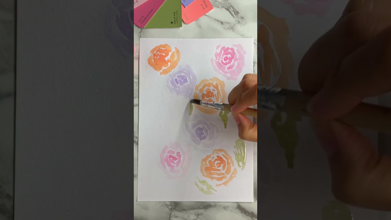 🌷 Pinta rosas perfectas (sin ser experto) ✨| parte 1