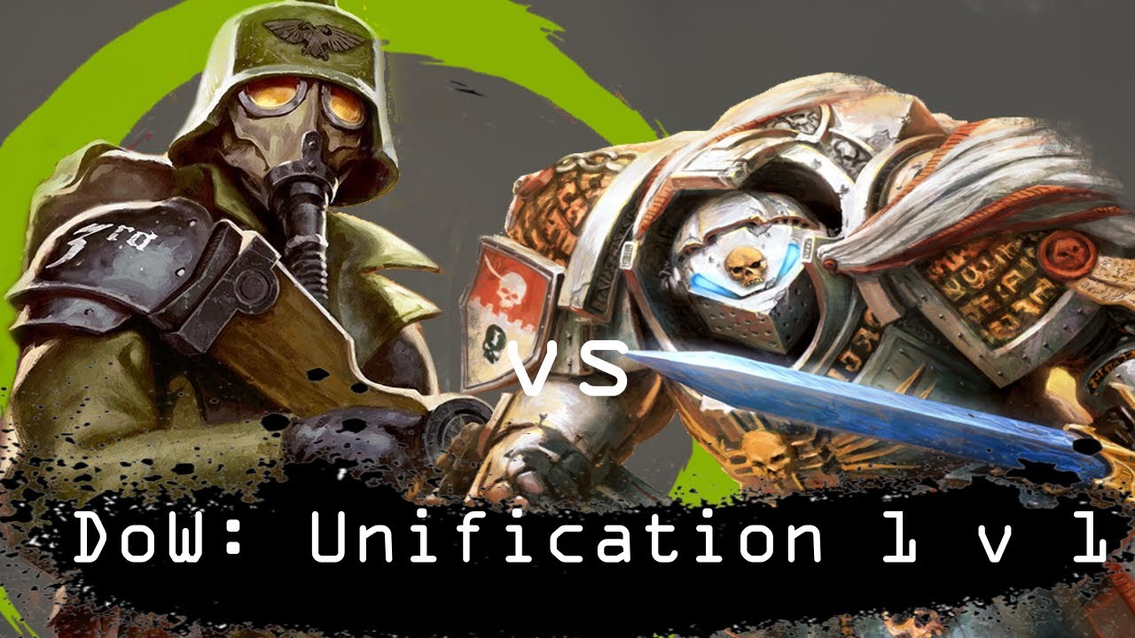 Dawn of War Unification 1 на 1 Охотники на демонов (ButtPirate) против Корпуса смерти Крига (tac)