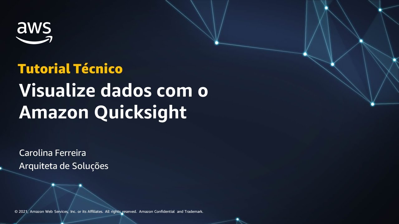 Visualize dados com o Amazon Quicksight - Português