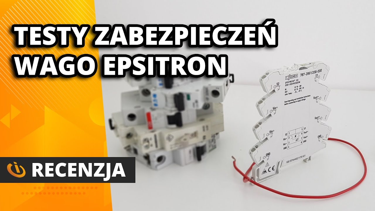 Testy zabezpieczeń nadprądowych 24VDC + zabezpieczenie elektroniczne EPSITRON