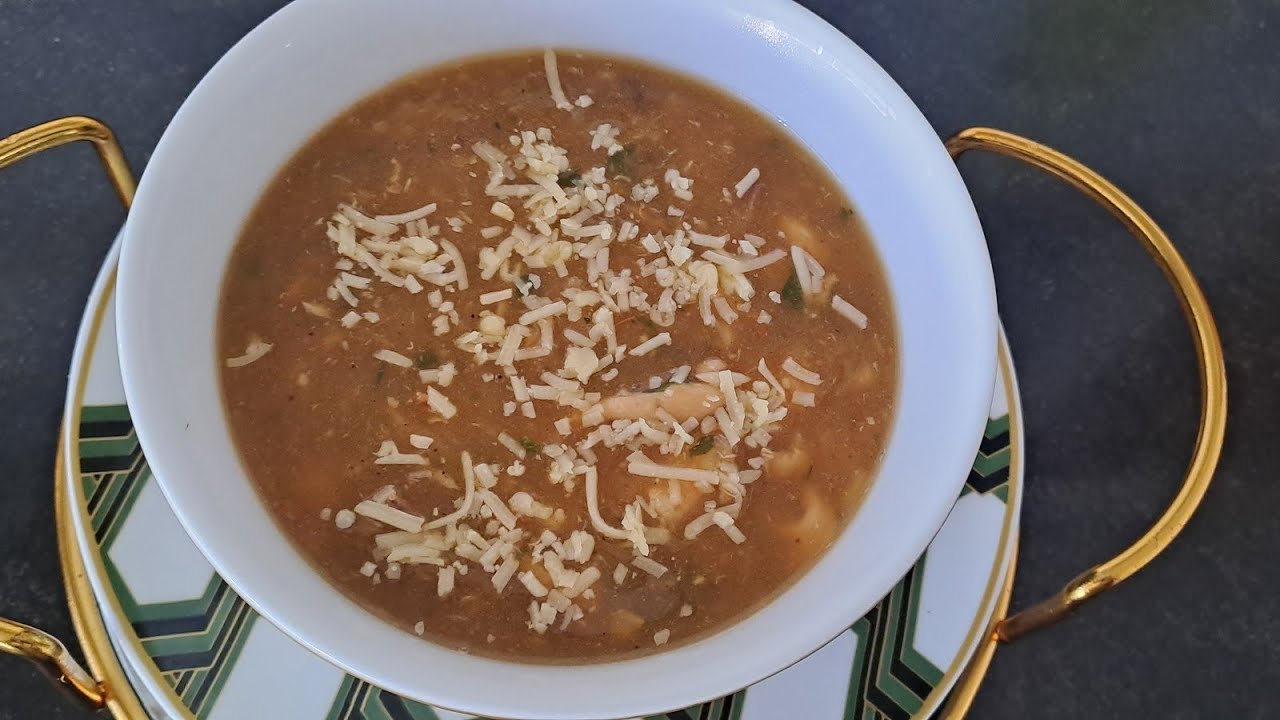 شوربة آسيوية بمداق اكتر من رائعة/soupe royale exquise