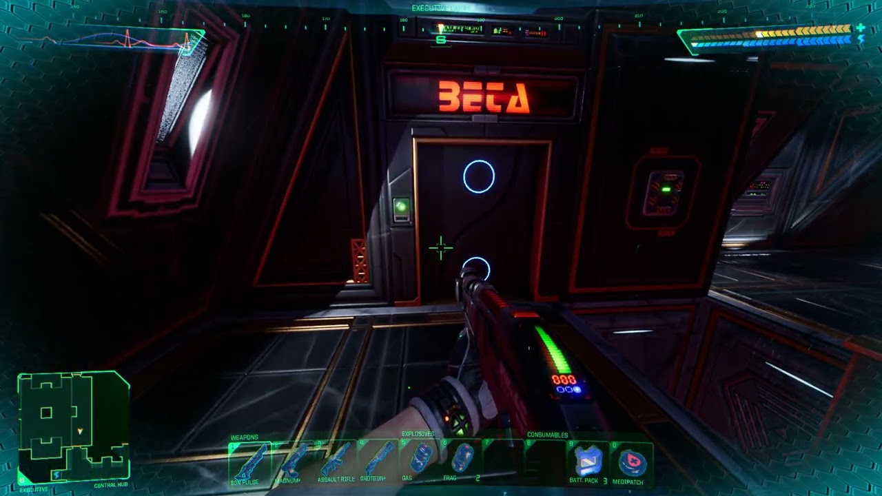 System Shock Remake Executive Level exploration