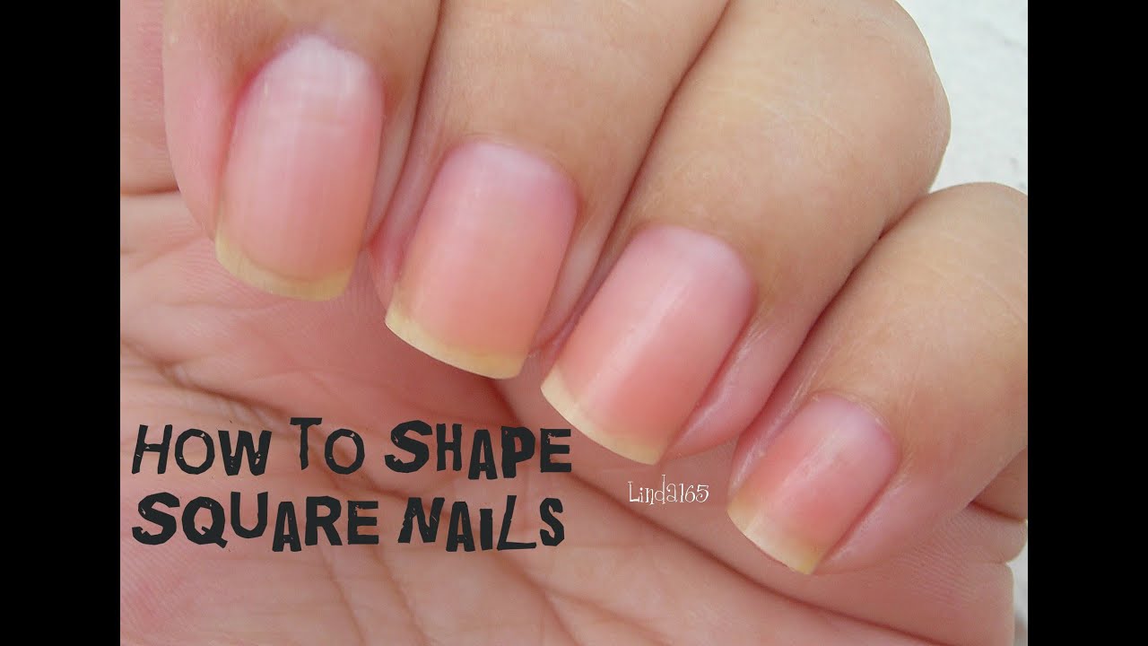 FAQ - How to Shape Square Nails  - Como darle forma cuadrada a las uñas