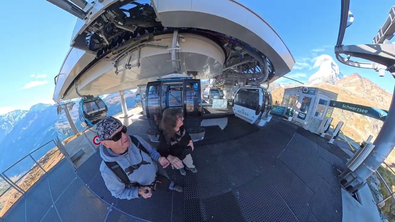 The Matterhorn! Glacier Trail: Trockener Steg - Schwarzsee. August 2025. INSTA360X5. 4K