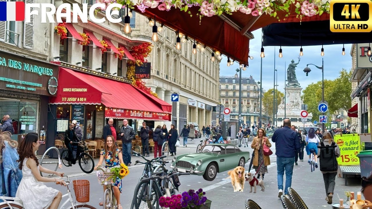 5 October 2025 PARIS 🇫🇷 FRANCE 4K HDR WALK | PARIS BUSY WALK | AUTUMN 🍂 WALK TOUR | NEW LOCATION