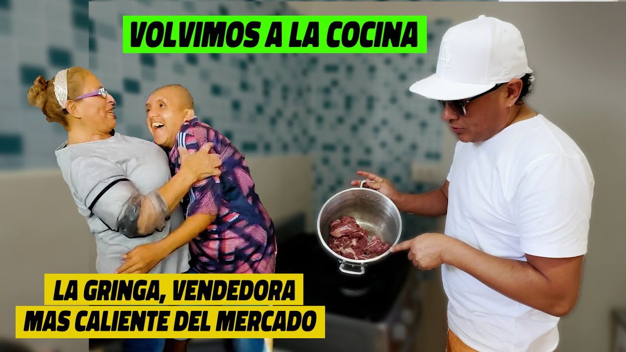 Volvimos a la cocina 😱 conocimos a la gringa la vendedora más caliente del mercado modelo - Ica