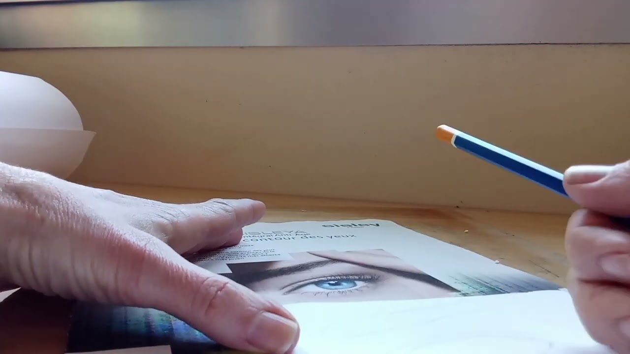 Dibujando ASMR ojo