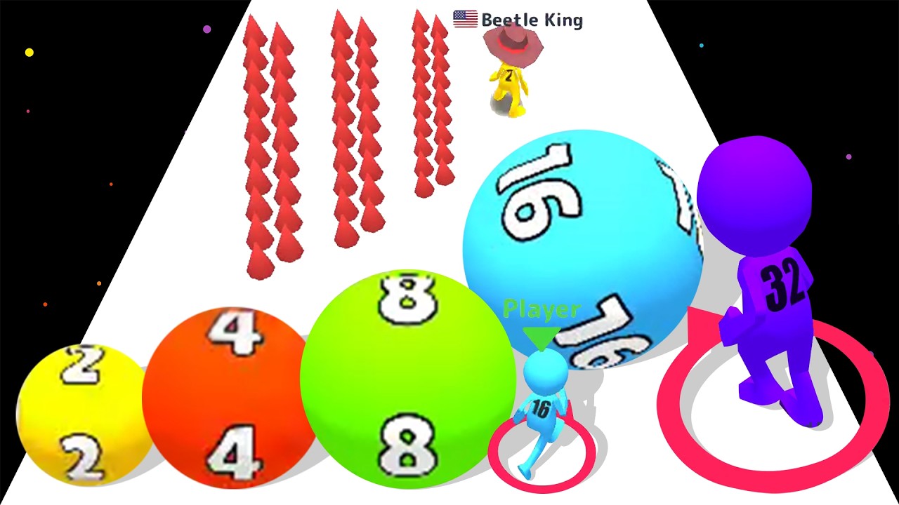 MAX LEVEL in Merge.io 2048 - 2048 Balls Gameplay Walkthrough! #gameluctus