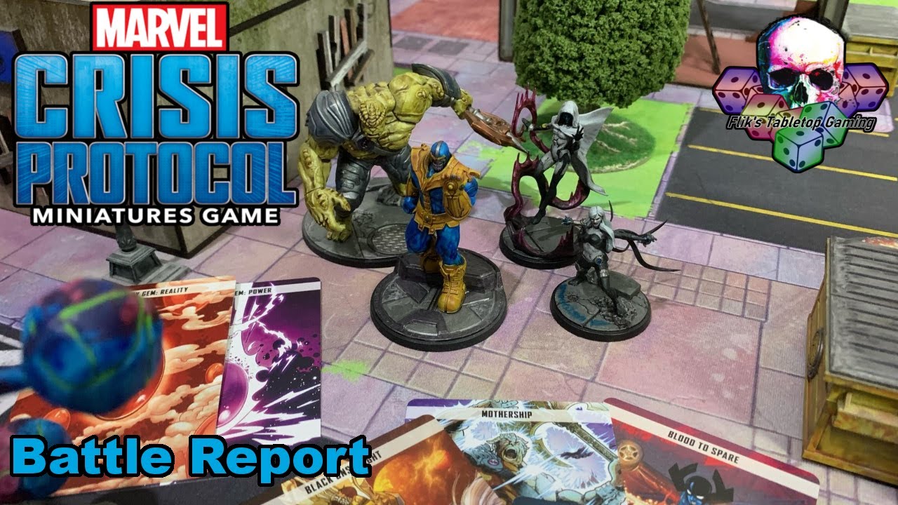 Marvel Crisis Protocol Battle Report [098] Black Order VS Avengers