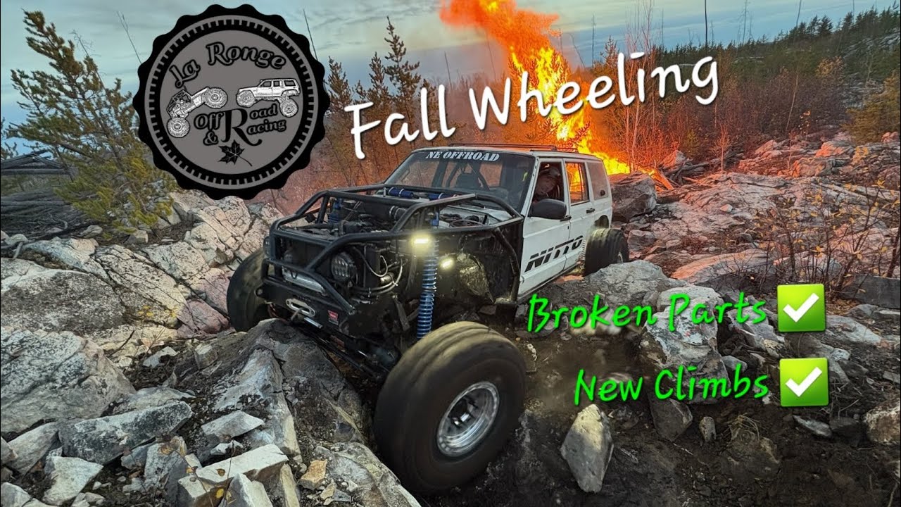 More Fall Wheeling Action!  Broken parts and new climbs!