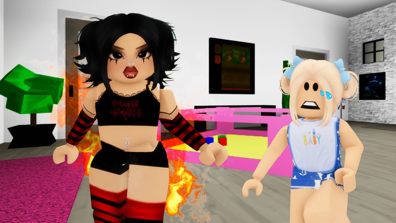 BECOMING an EVIL BABYSITTER in BROOKHAVEN!!