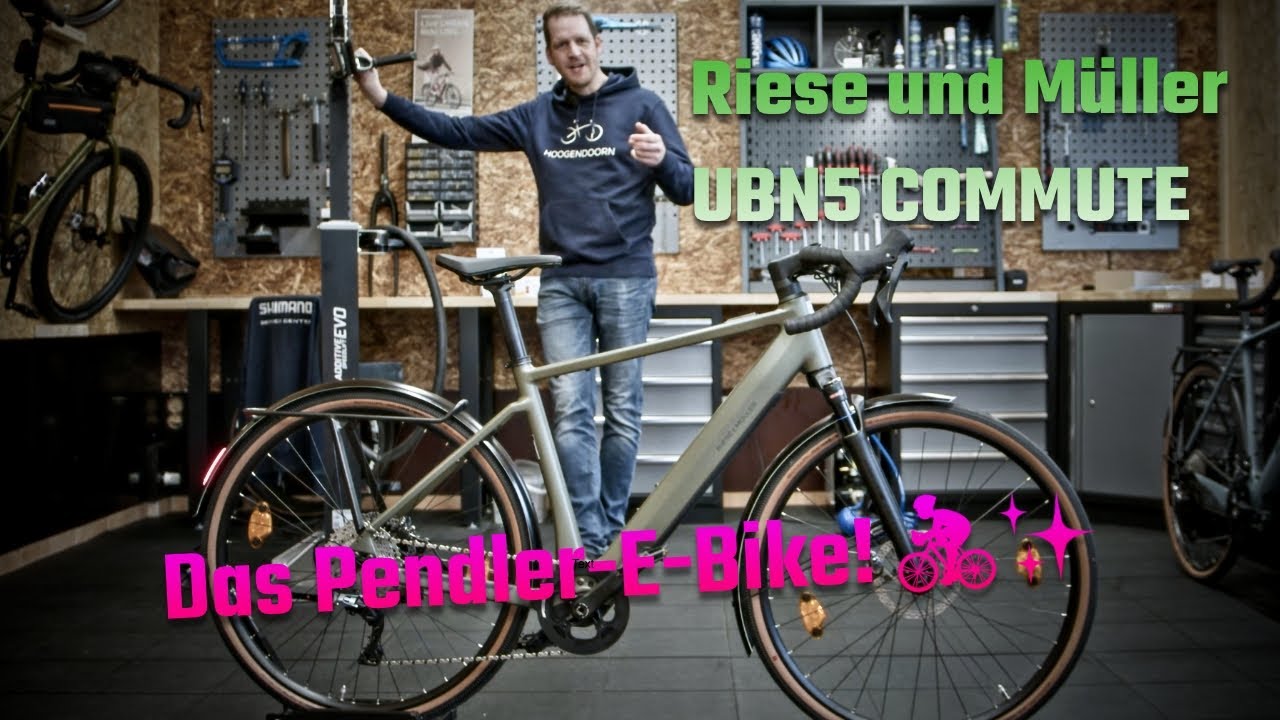Riese und M&uuml;ller UBN 5 Commute Das schlanke Ebike f&uuml;r Pendler