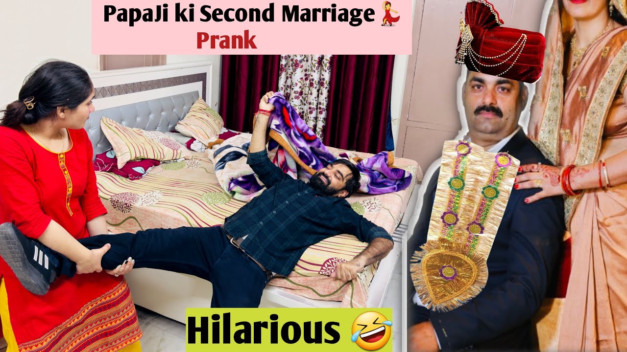 Second marriage *SasurJi ki* Prank on wife | Shocking😨 Reaction | Extremely hilarious 😂
