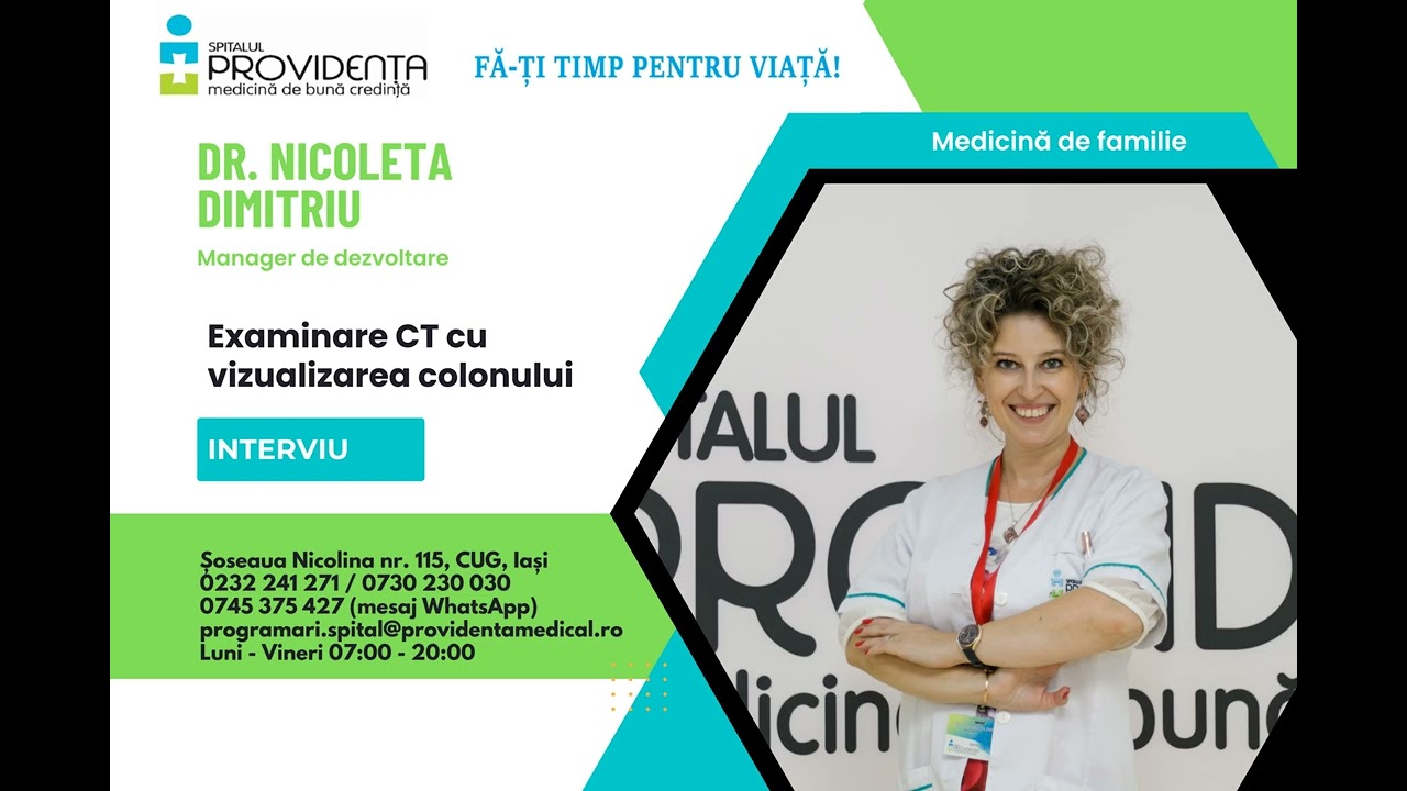 Colono CT, colonoscopie virtuala - dr Nicoleta Dimitriu