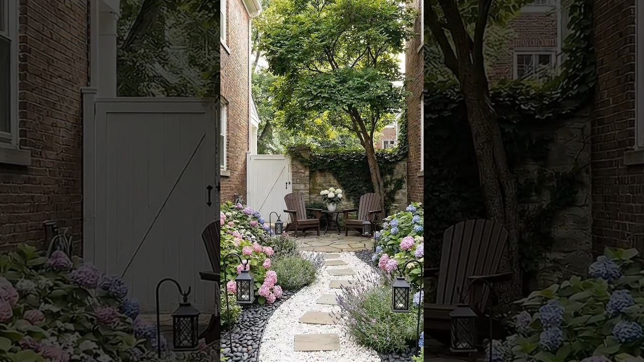 Cozy Backyard Garden Retreat | Beautiful Small Courtyard Design