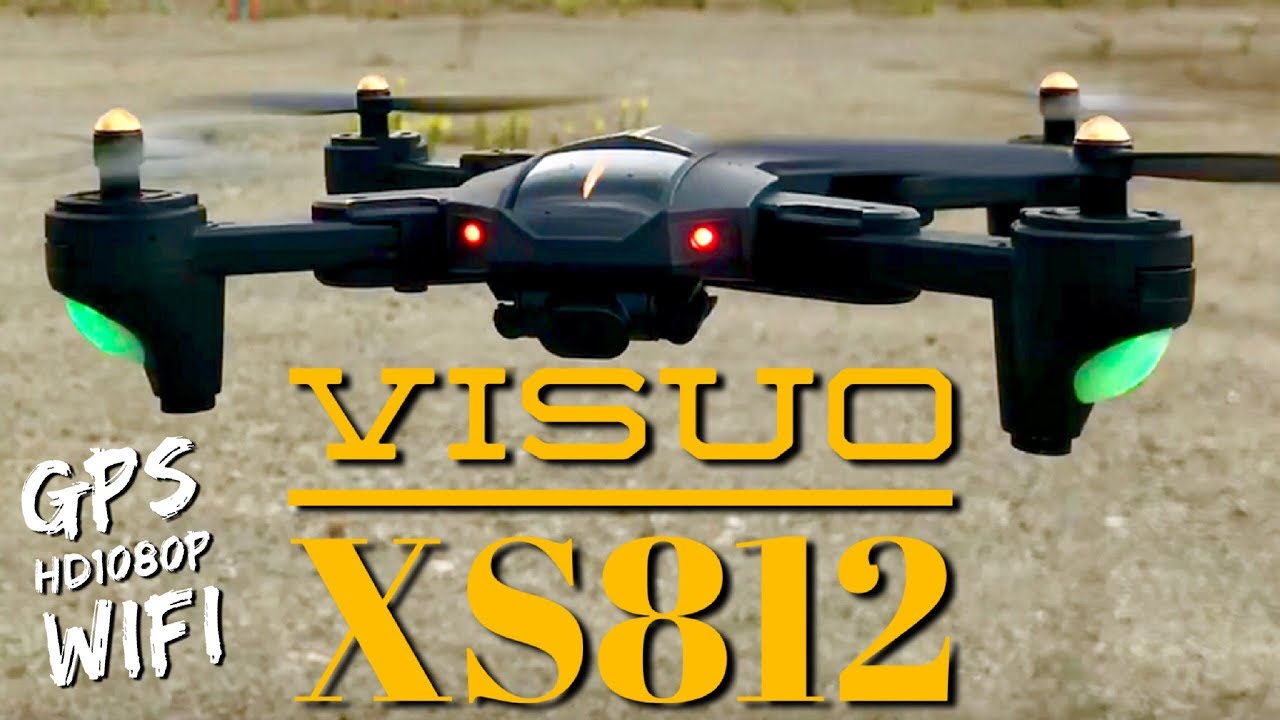 VISUO XS812 GPS: drone con cámara y GPS para iniciarse