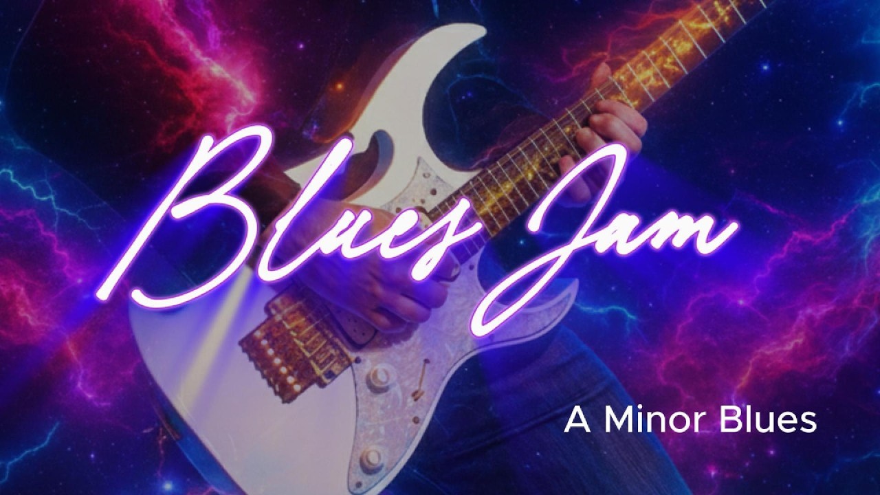 A Minor Blues Rock Backing Track | Atmospheric Psychedelic Blues Jam (Pink Floyd Inspired)