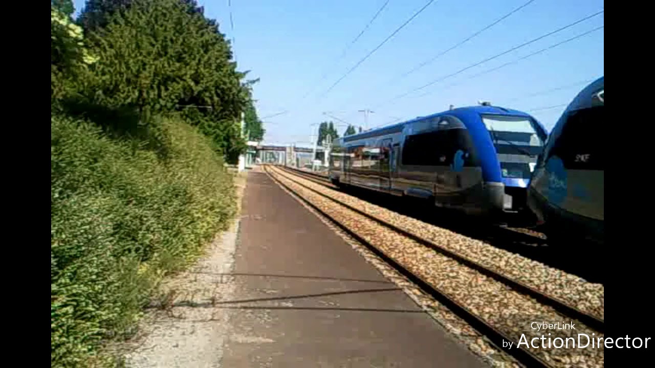 Ter et Intercités sur le ligne Le Havre Paris Saint Lazare.