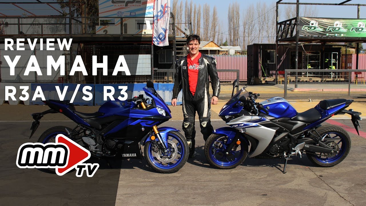Review comparativa Yamaha R3A VS R3 en Motomundi TV