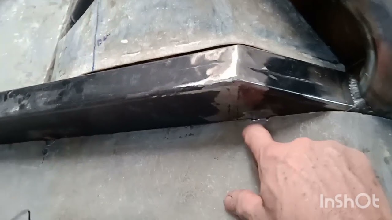 Etapa acabamento em fibra de vidro tryke transversal.