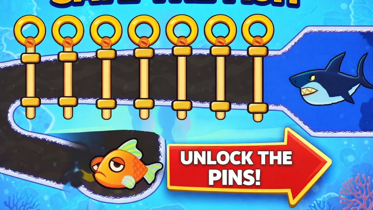 save the fish / pull the pin update level save fish game pull the pin android game / mobile game 
