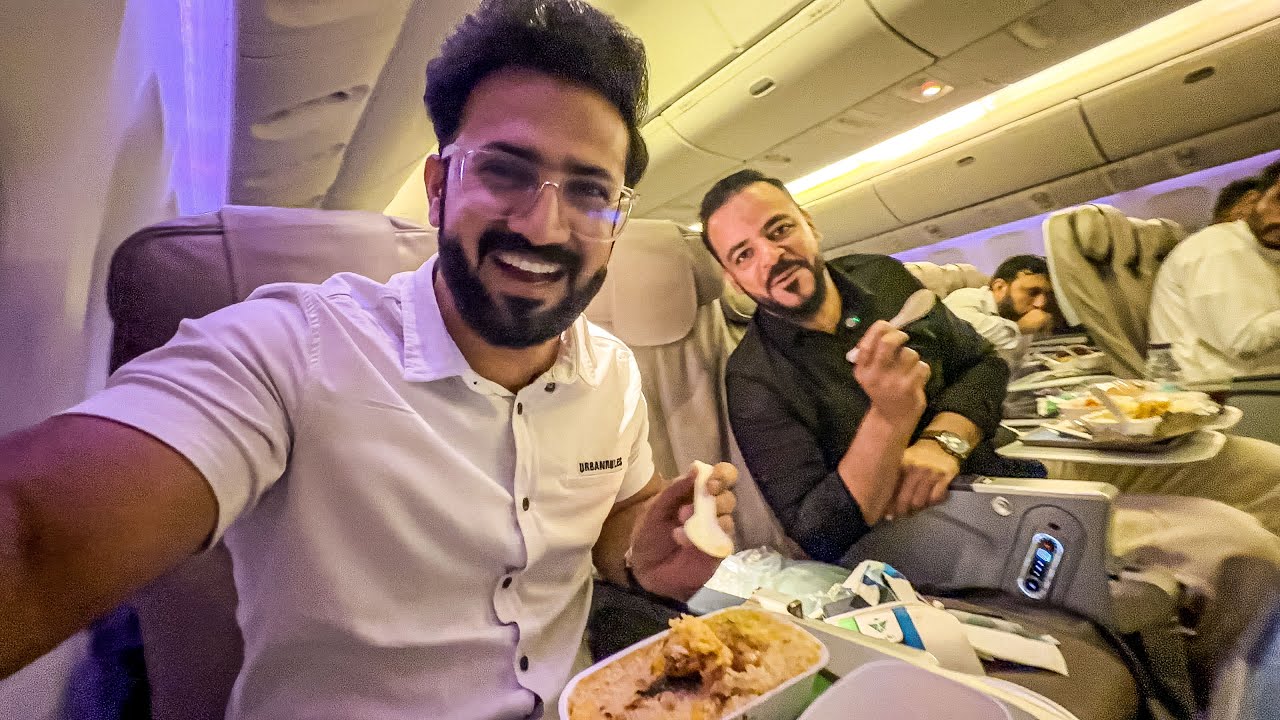 I Ordered the SAME FOOD 4 TIMES on Saudi Airlines FLIGHT!