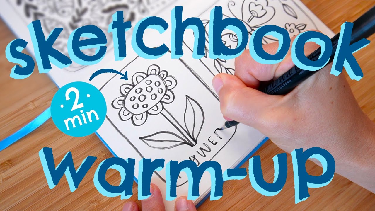Fast & Easy Sketchbook Warm-up ⏳✏️